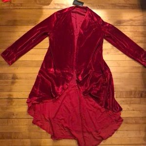 Red Velvet Duster